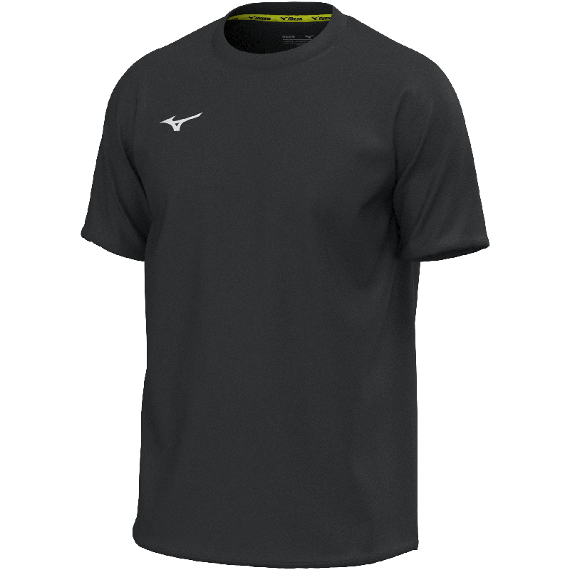 Team Mizuno Training Tee Heren - Black Sportkleding