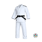 Adidas Champion III IJF judopak slimfit wit Pakken