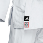 Adidas Champion III IJF judopak slimfit wit Pakken