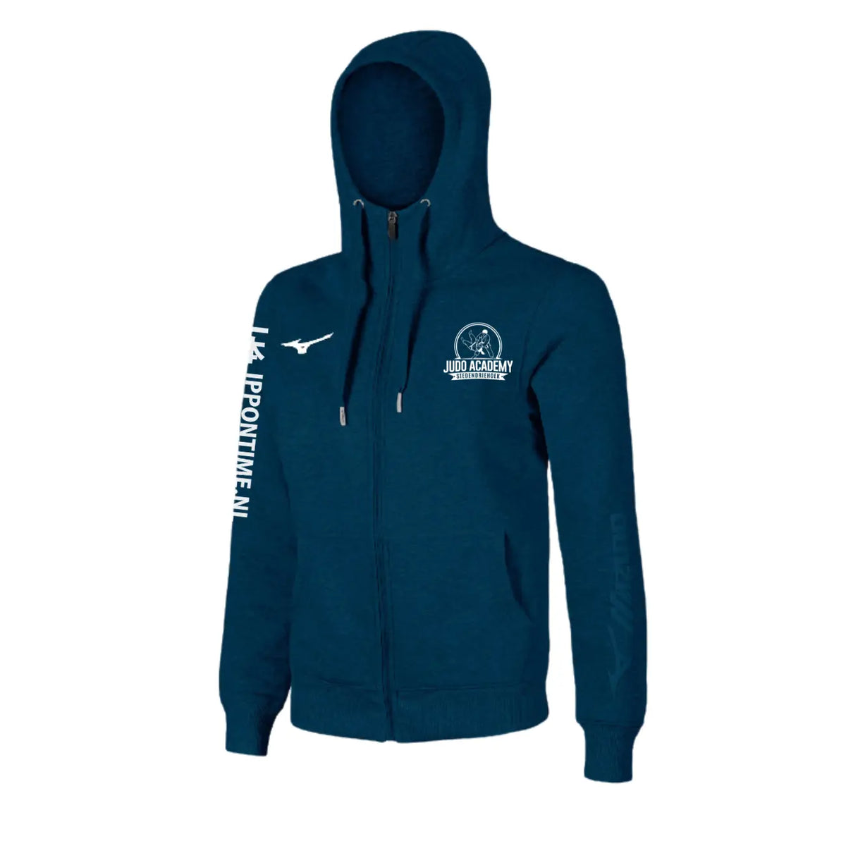 Mizuno J.A. Stedendriehoek Full Zipp Hoody Dames Sportkleding