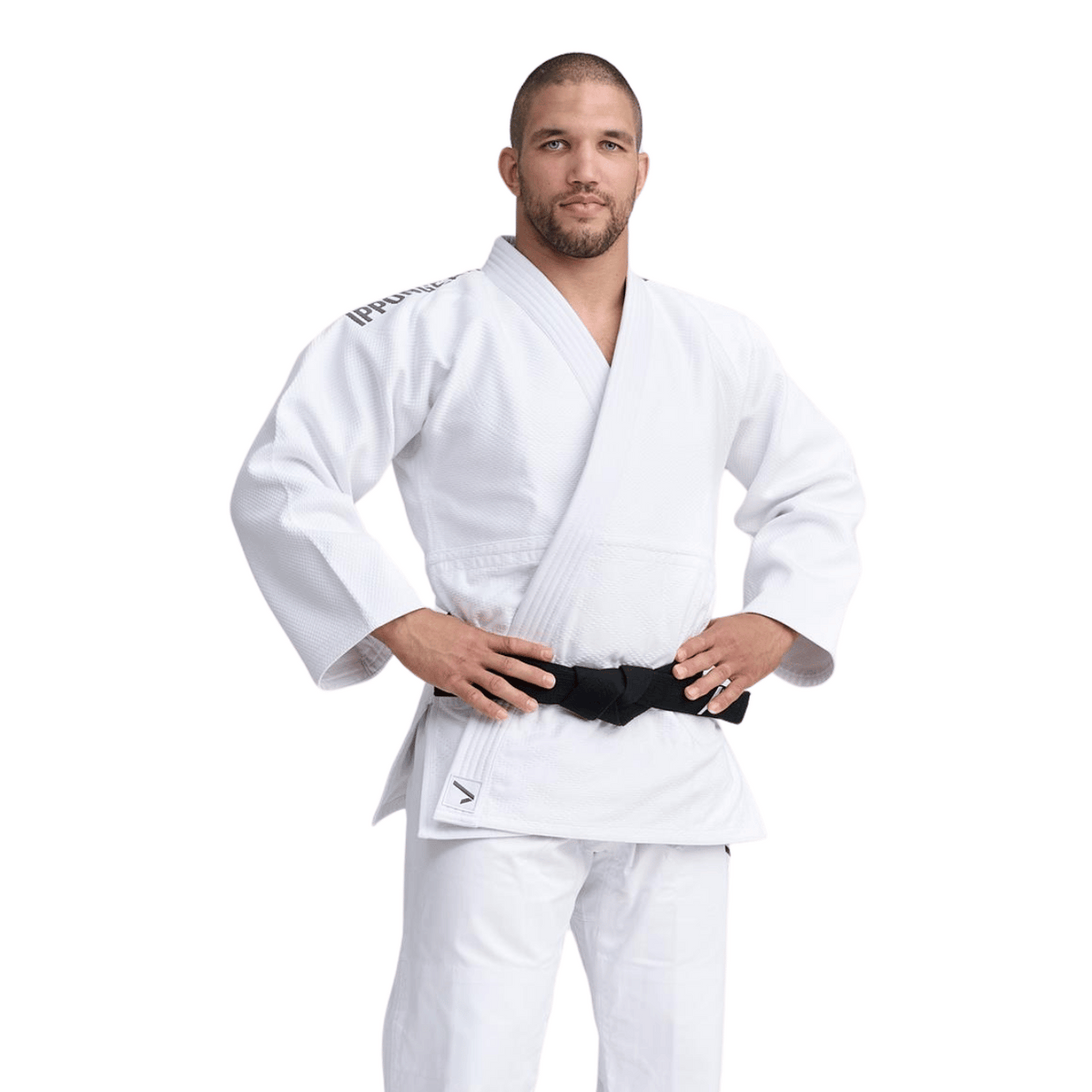 Ippon Gear Fighter 2 Slim Fit Judo Jacket - White Pakken