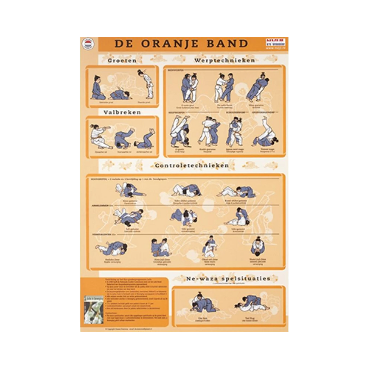 KYU Kaart Oranje band Accessoires
