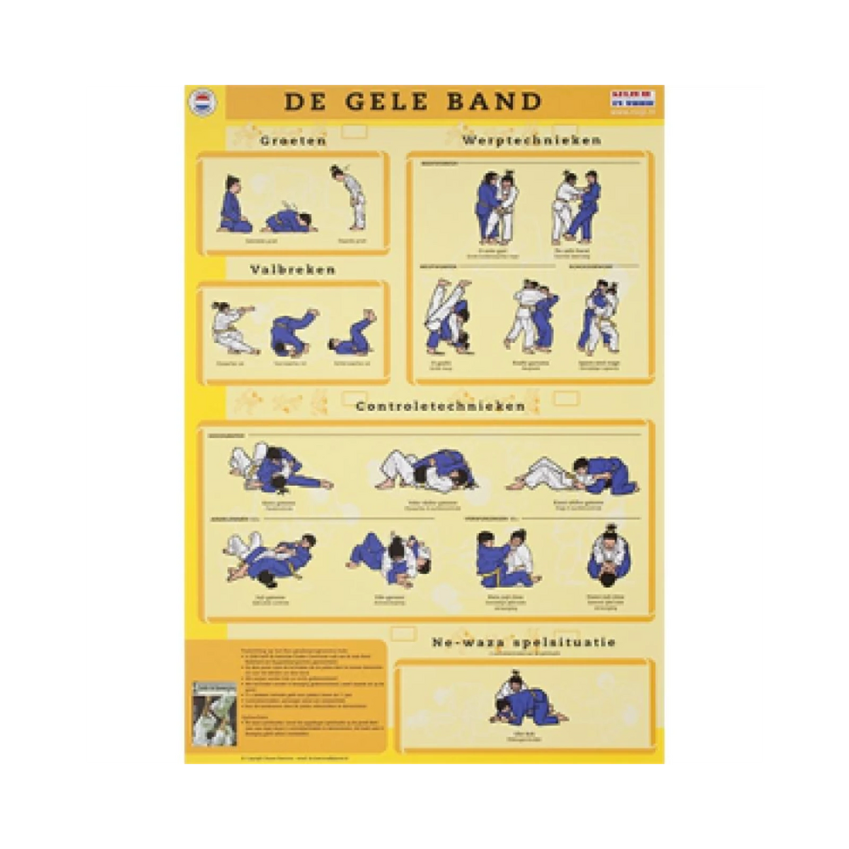 KYU Kaart Gele band Accessoires